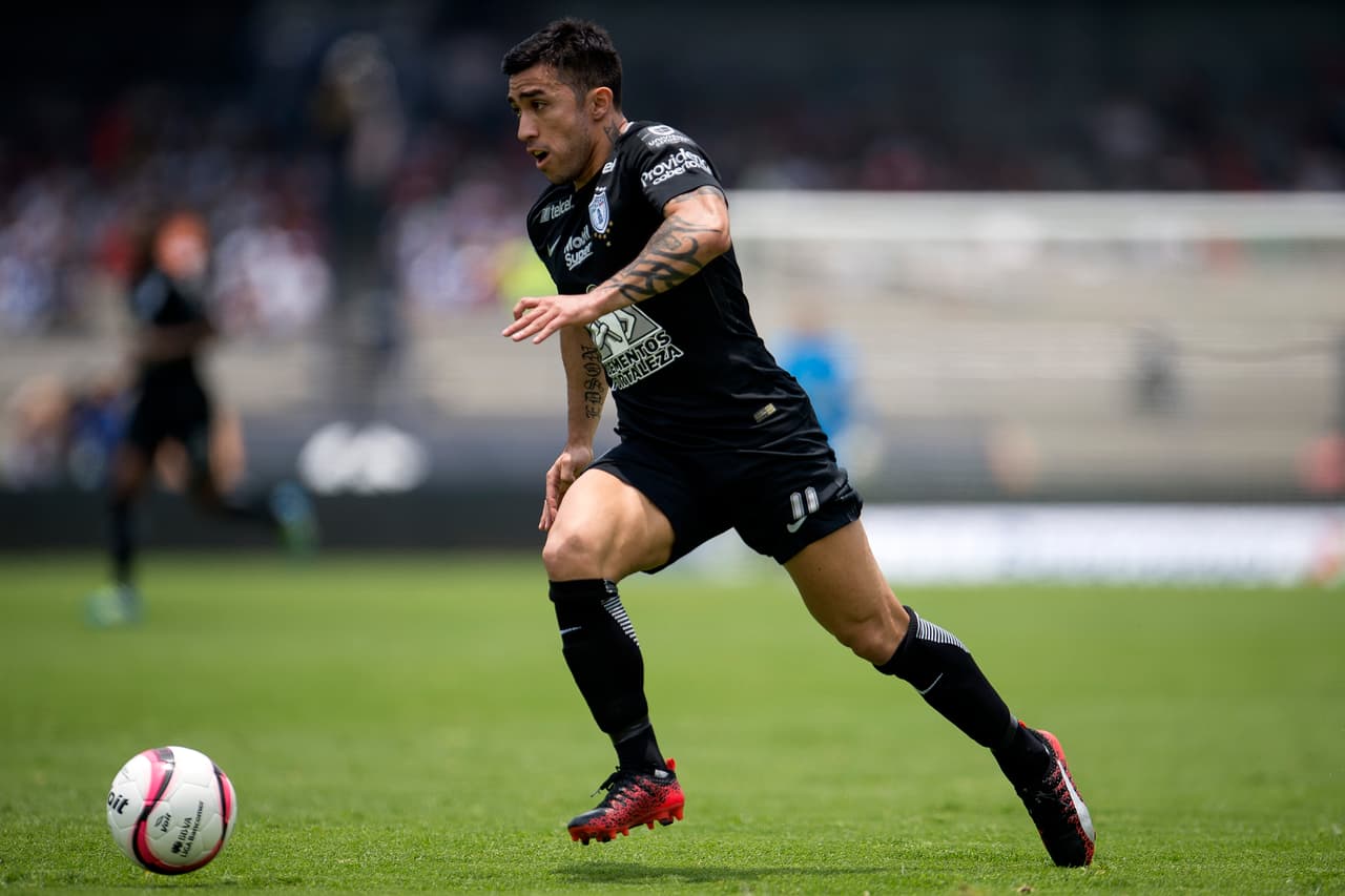 Édson Puch viene con ritmo de competencia en México como nuevo jugador de Pachuca, pero no estuvo en los dos últimos juegos de eliminatoria.