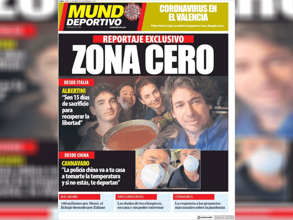 Titulares españoles.