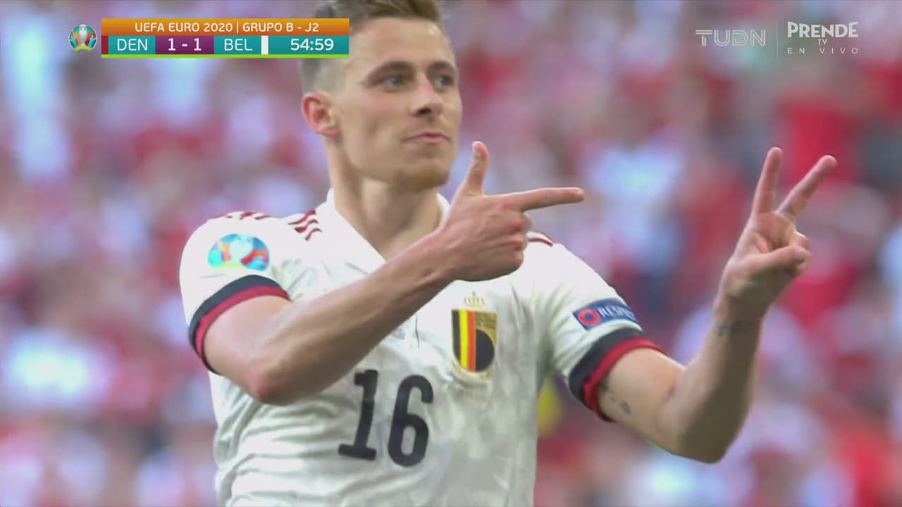 ¡Extraordinario! Thorgan Hazard marca el 1-1 para Bélgica