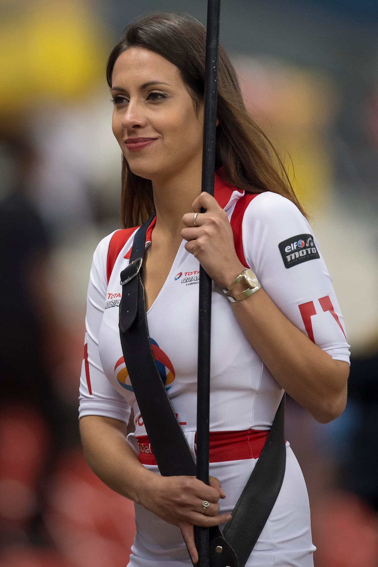 La bellas porristas en la ida de cuartos