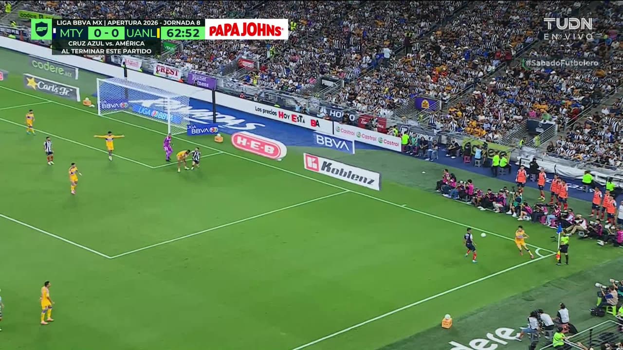¡TIRO ATAJADO! disparo por Lucas Ocampos.