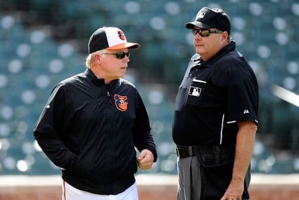 "Esto hace que pongas en perspectiva lo poco importante que es esto comparado con algunas de las cosas que están pasando", dijo el manager de los Orioles, Buck Showalter.