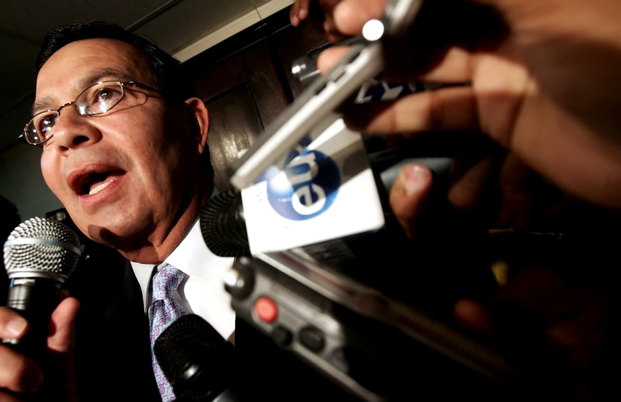 Foto de archivo, 20 de septiembre de 2006, del expresidente hondureño Rafael Leonardo Callejas en Tegucigalpa, Honduras.