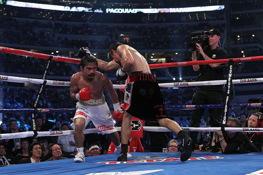 Y Antonio Margarito, con un impulso importante tras ganarle a Miguel Cotto, sintió también la gran movilidad de Pacquiao