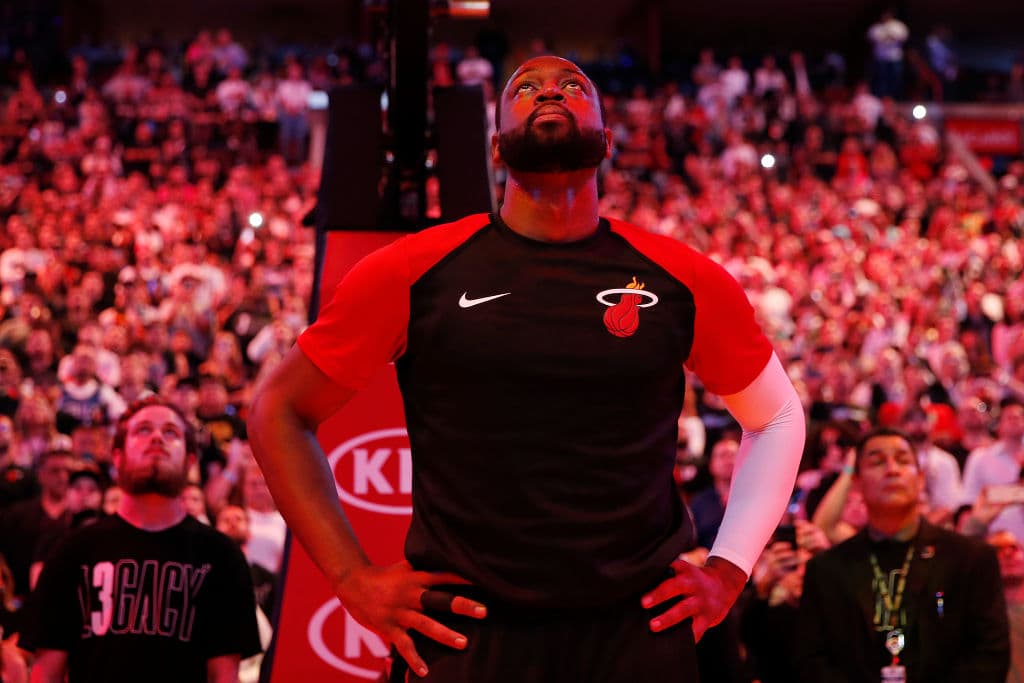 Una noche muy especial para Dwyane Wade en su despedida de Miami como jugador de la NBA.