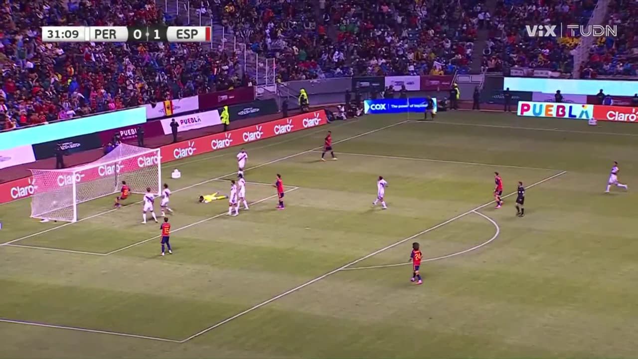 Goal Pedri 0-2 España