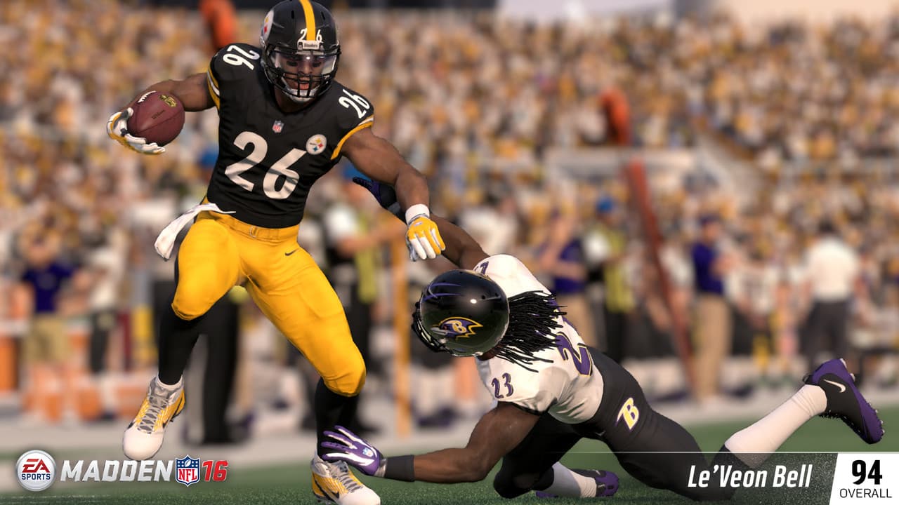 #5 Le'Veon Bell, Pittsburgh Steelers - 94 global (EA Sports)