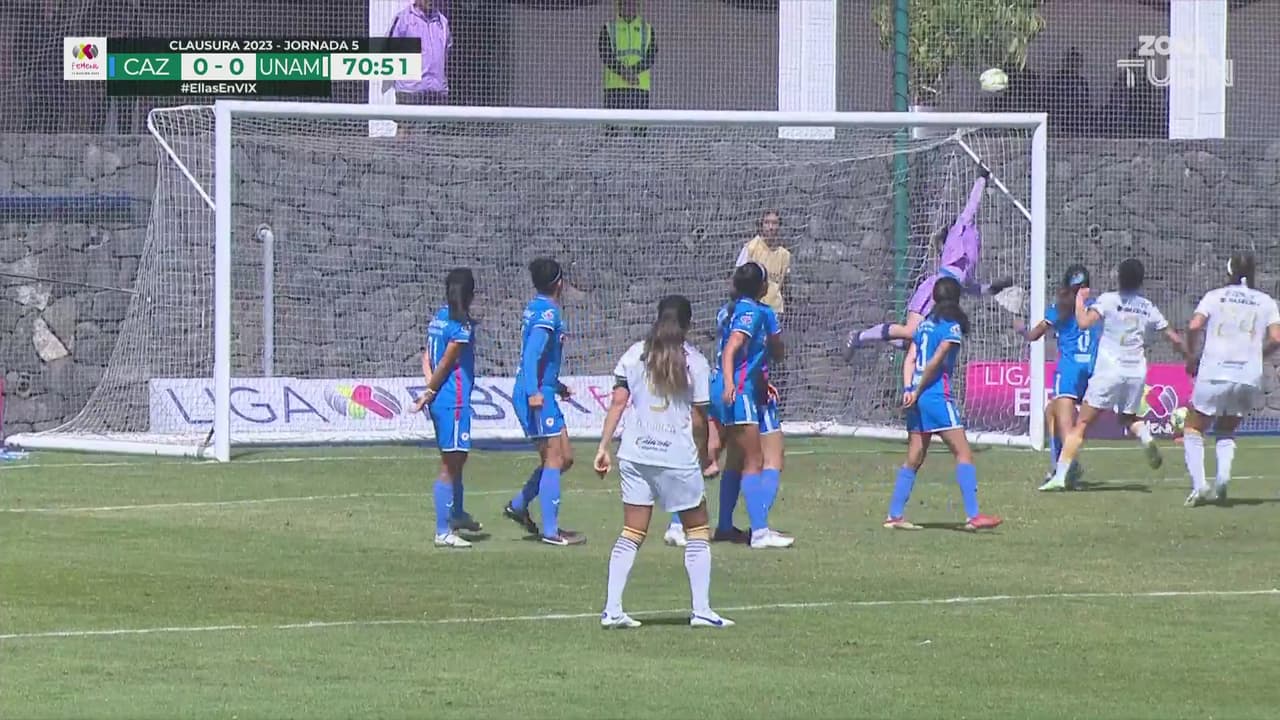 ¡Qué clase de atajada! Cañonazo de Dinora Garza y Machuca se luce