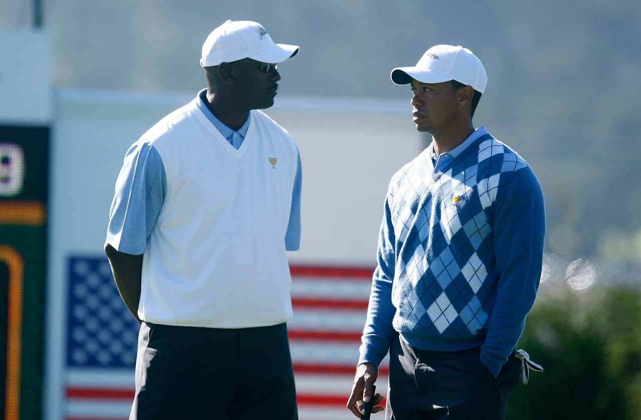 Michael Jordan y Tiger Woods.