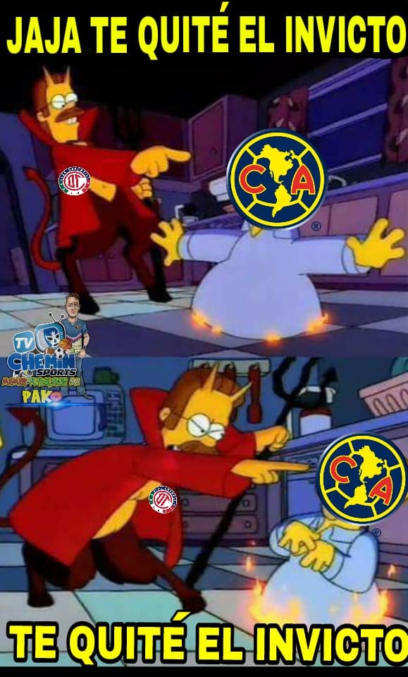 La caída de las Águilas y el empate de último minuto de los Pumas protagonizan los mejores memes de la Jornada.