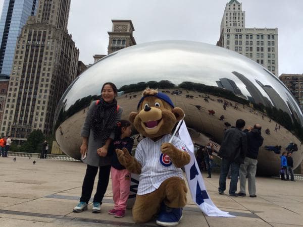 Calentar el ambiente para el gran partido de este miércoles donde se decidirá si los Cachorros de Chicago siguen avanzando a las semifinales.