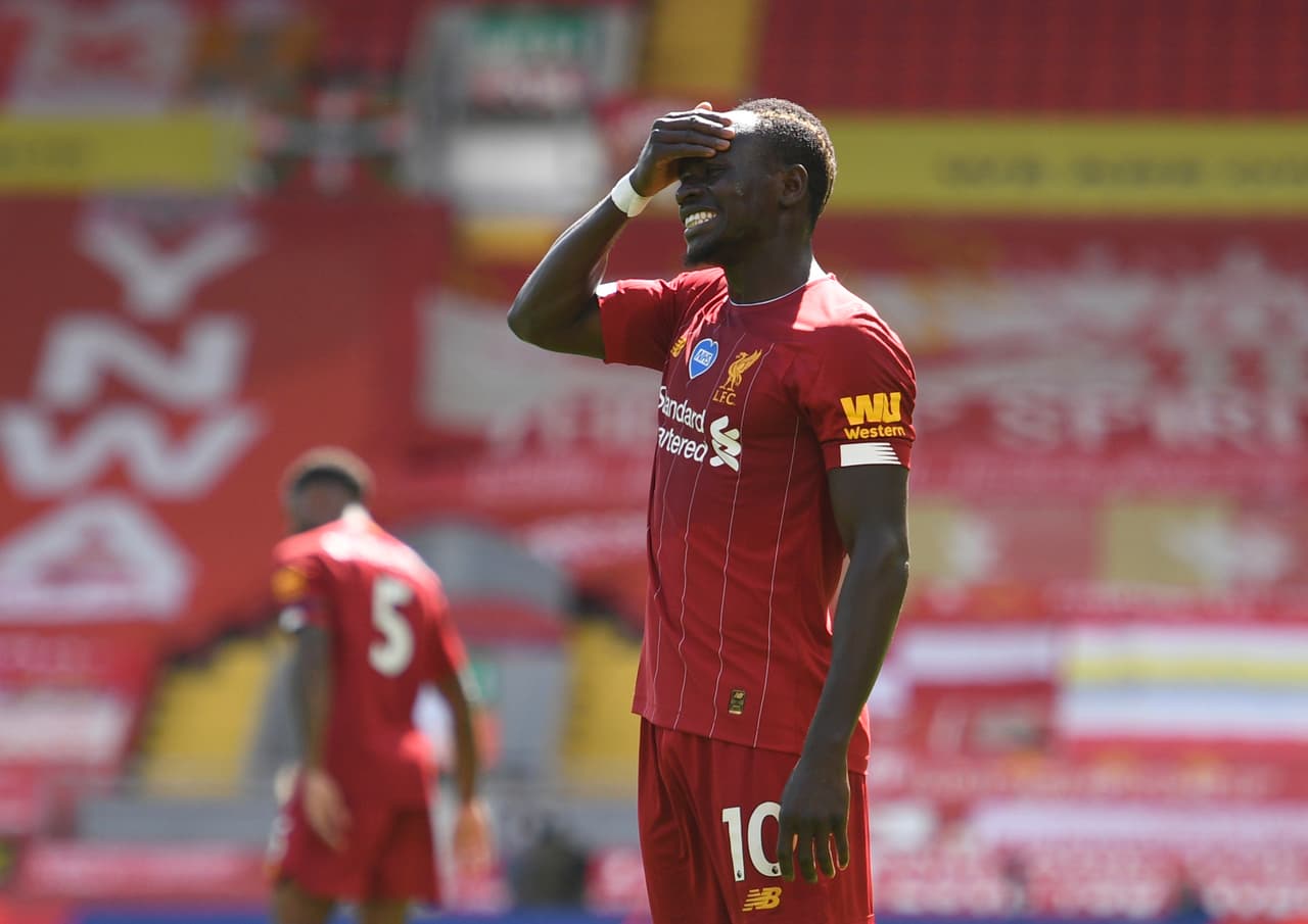 Sadio Mané del Liverpool.