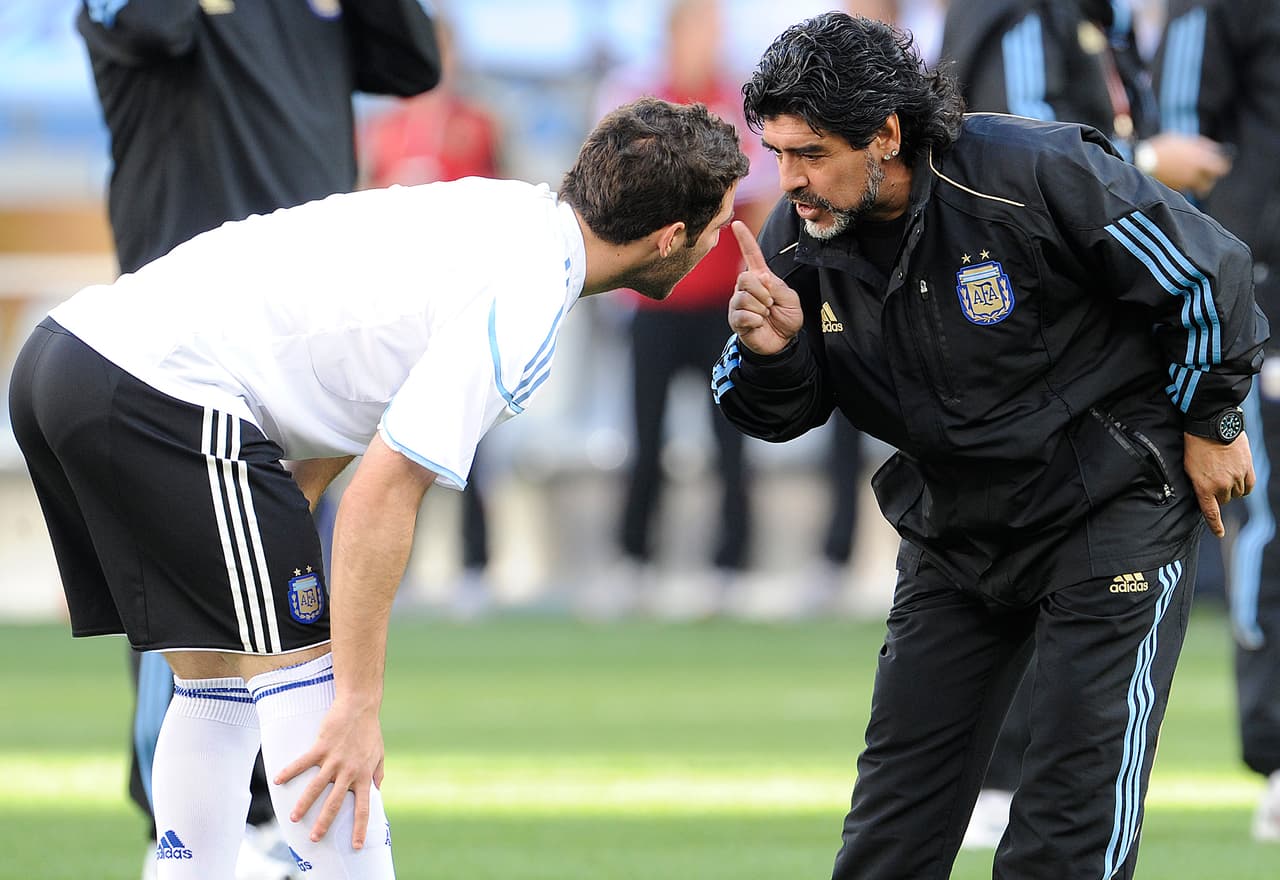 Diego Maradona criticó la convocatoria de Icardi afirmando que Gonzalo Higuaín era mucho más delantero. Vale recordar que él fue su técnico en el Mundial de 2010.