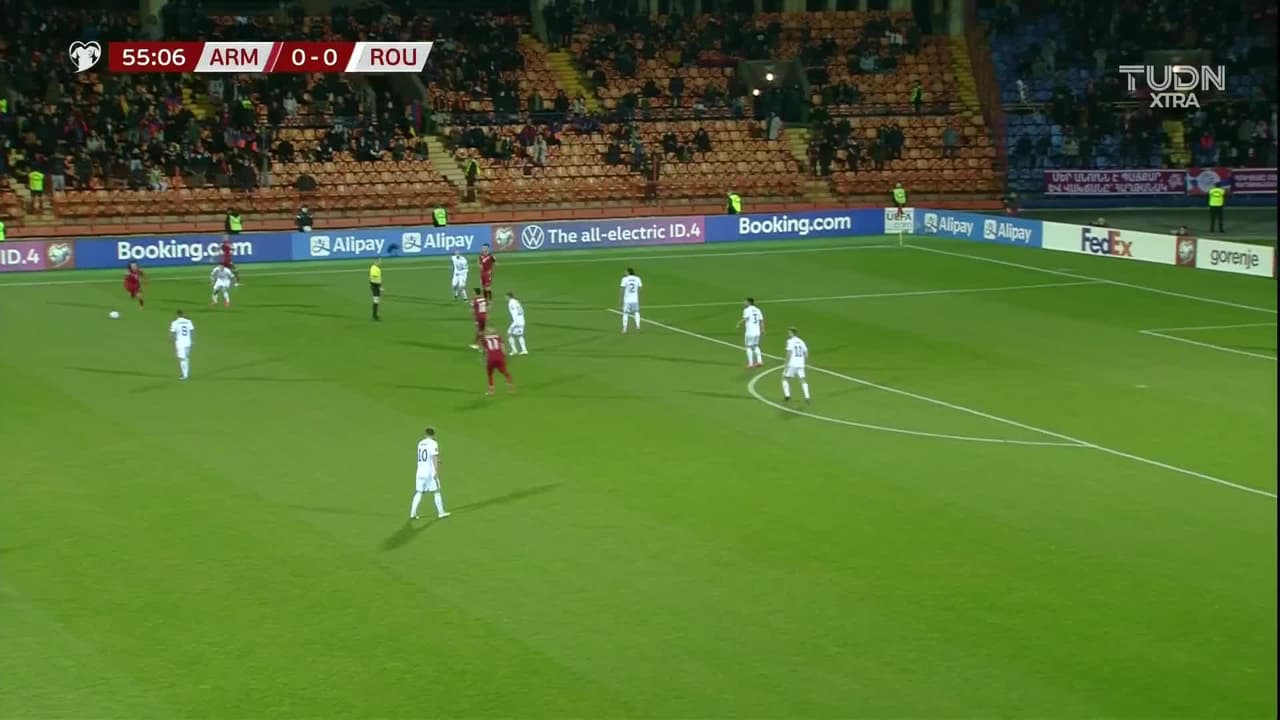 ¡GOL!  anota para Armenia. Eduard Spertsyan