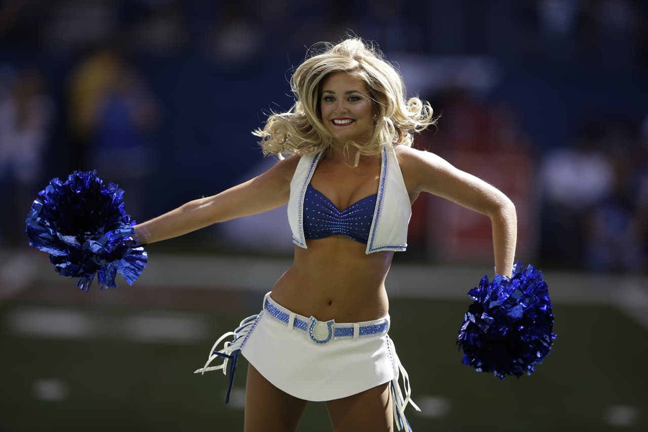 Checa esta belleza de las cheerleaders de los Indianapolis Colts (Foto: Indianapolis Colts).