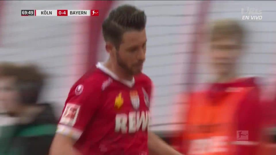 ¡GOOOL! Mark Uth anota para 1. FC Köln