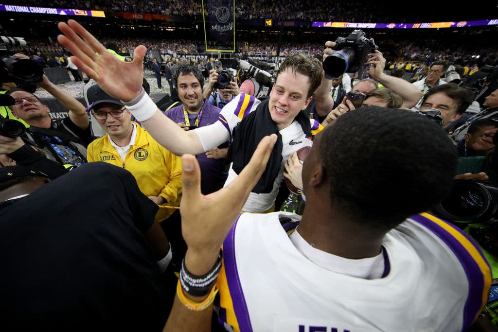 Así fue la celebración de LSU tras coronarse campeón de la NCAA sobre Clemson, con una actuación destacada de Joe Burrow.