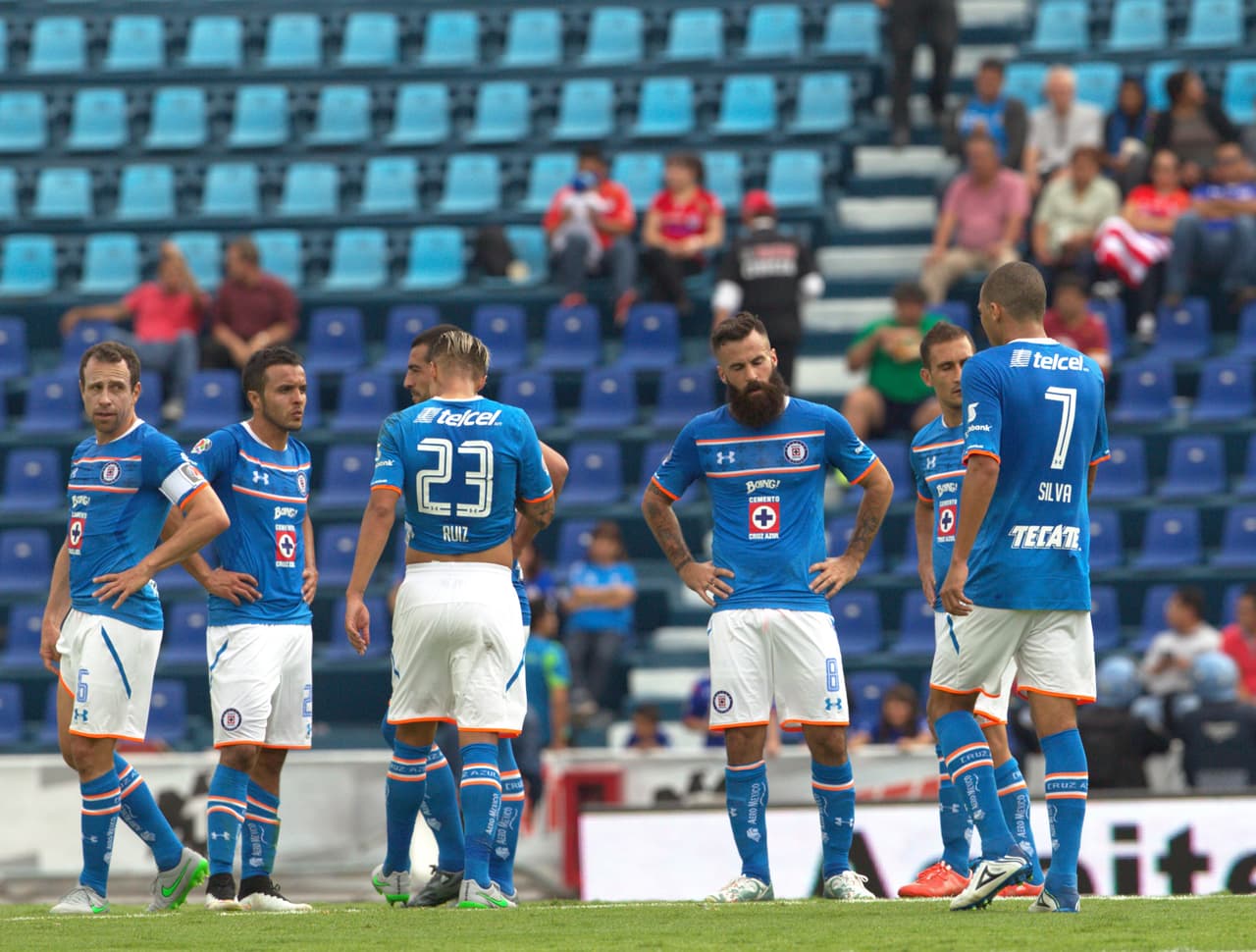 Mientras que Cruz Azul llega siendo último lugar del torneo con 7 puntos producto de dos victorias, un empate y cinco derrotas y tan solo 8 goles a favor con 15 en contra para ser uno de los peores equipo en ofensiva y defensiva.