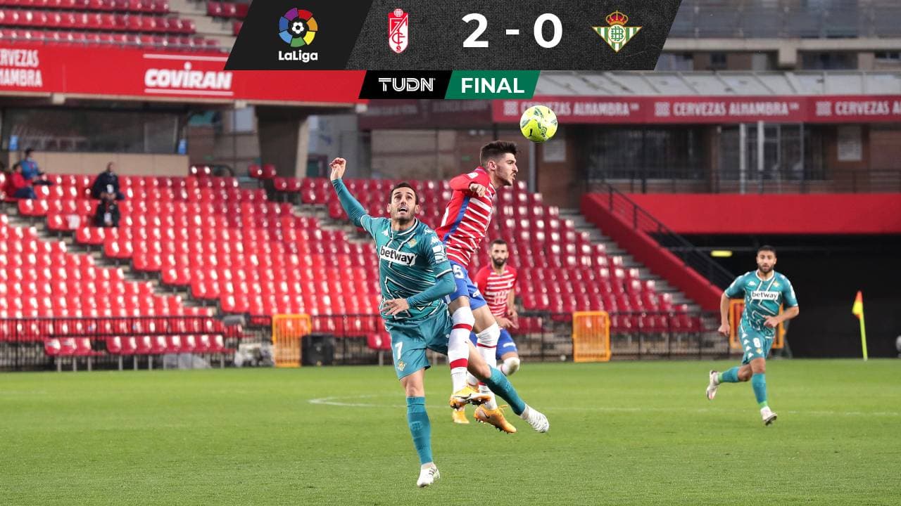 Sin mexicanos, Betis cae ante Granada de visita