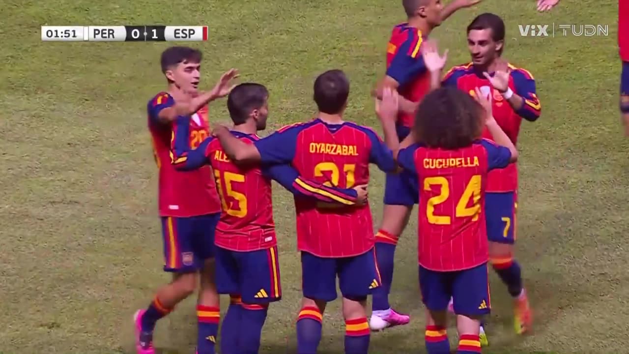 ¡El tremendo golazo de España vs. Perú en México previo al Mundial 2026!