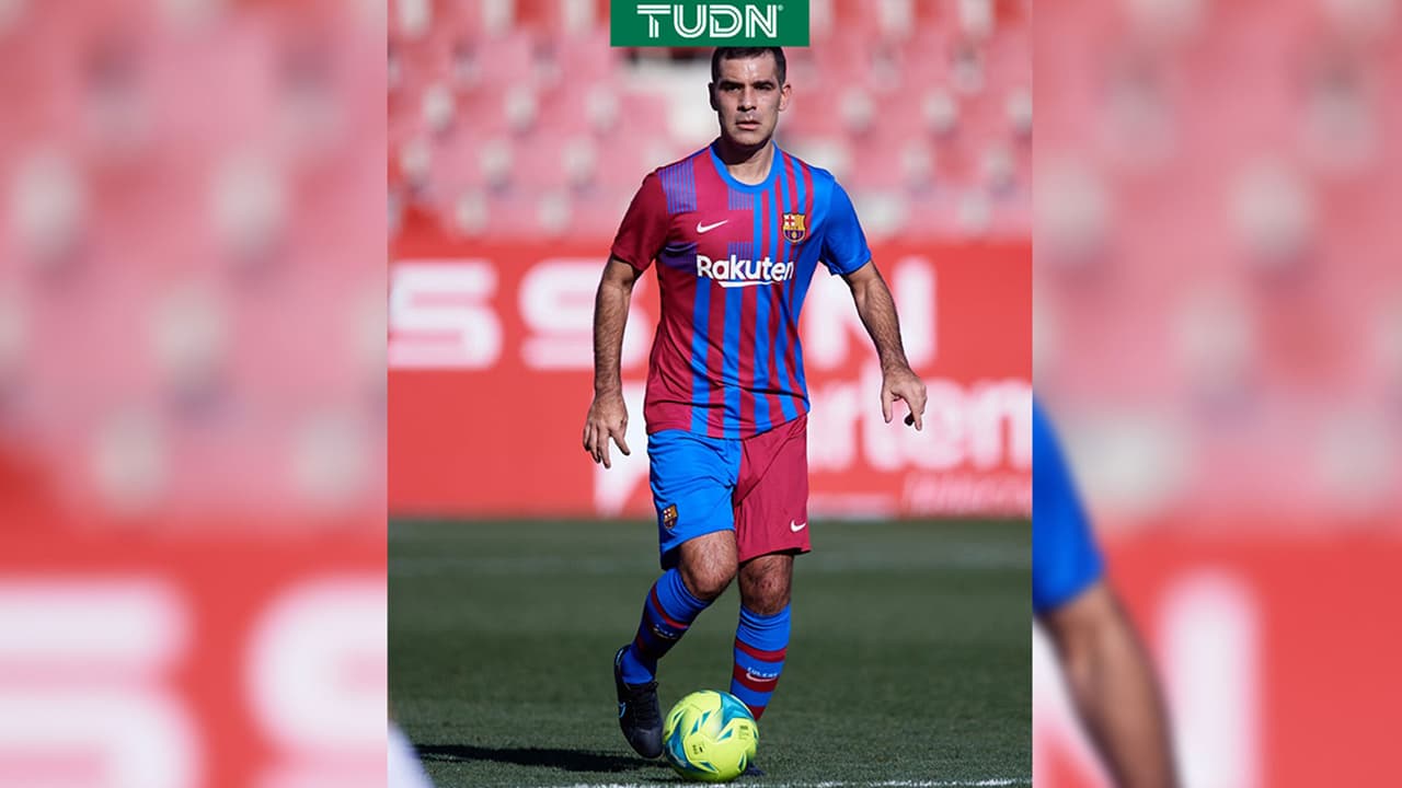 Rafa Márquez vuelve a disputar un partido con el Barcelona