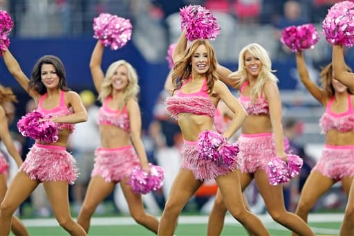 Checa lo mejor de las chicas en rosa de la NFL que apoyaron a la detección temprana del cáncer de mama.