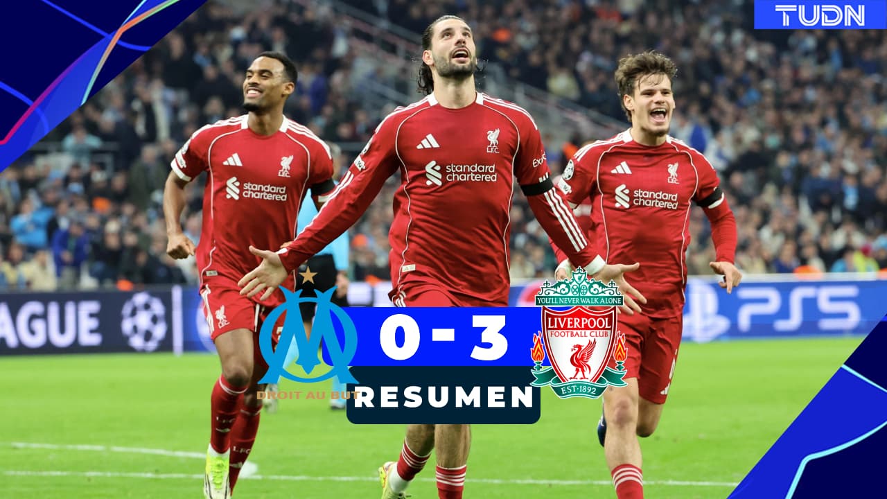 Liverpool vence al Marsella y se acerca a los Octavos de Final en Champions League