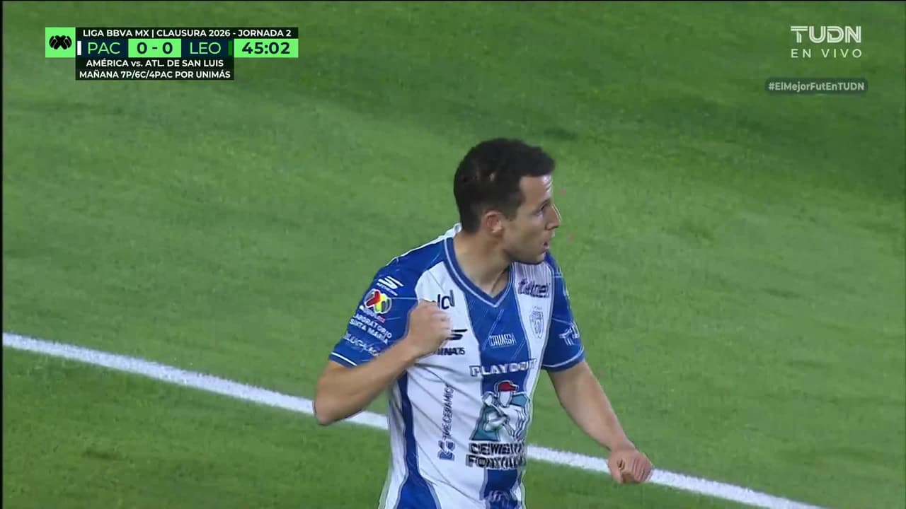 ¡Golazo de los Tuzos! Contra letal para el 1-0 de Idrissi