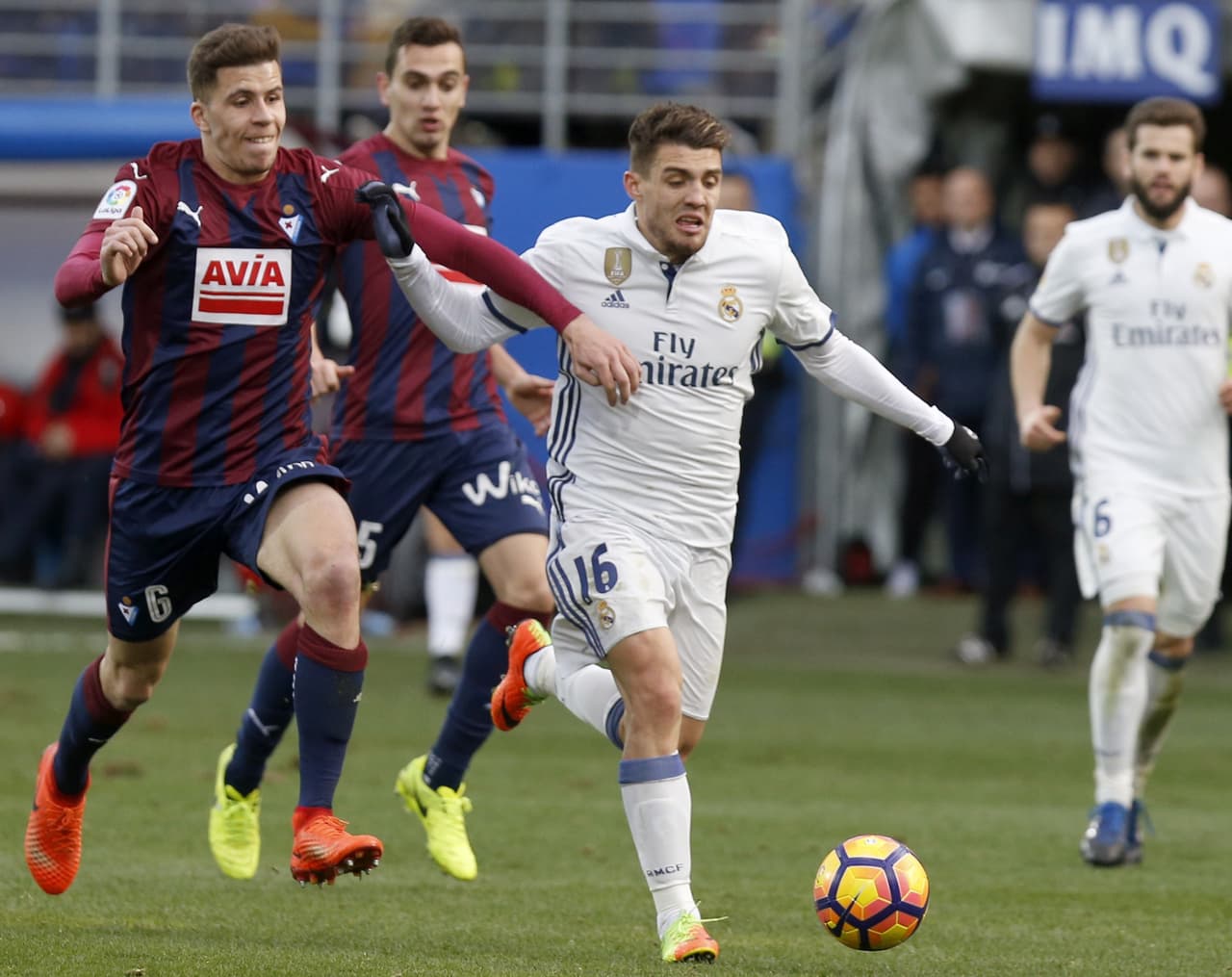 Con el partido totalmente sentenciado a favor del Real Madrid, Zidane decidió al minuto 70 darle entrada a Mateo Kovacic en lugar de Modric.