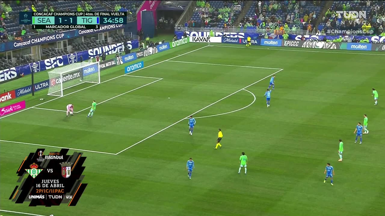 ¡TIRO ATAJADO! disparo por Jordan Morris.