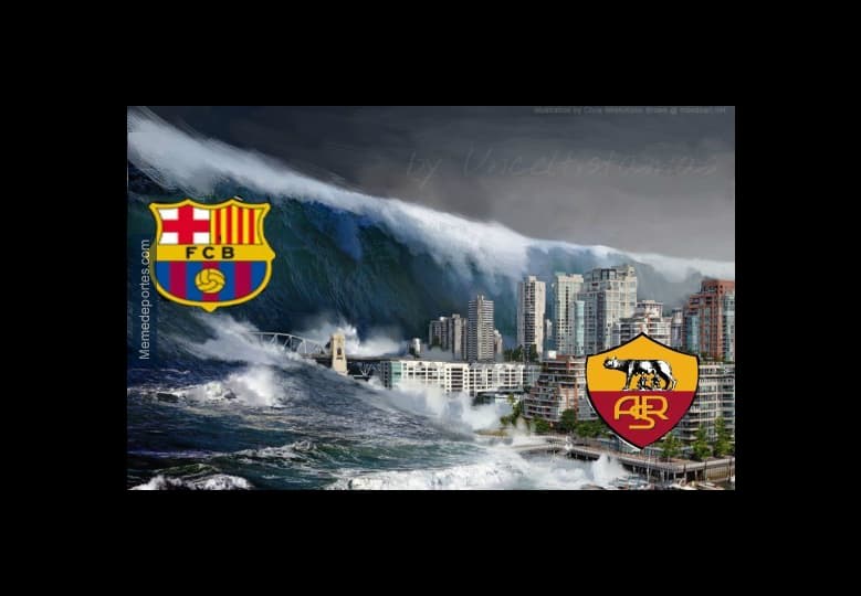 Los memes no podian faltar tras la goleada del Barcelona sobre la Roma y la participación de 'Chicharito' Hernández con el Bayer Leverkusen