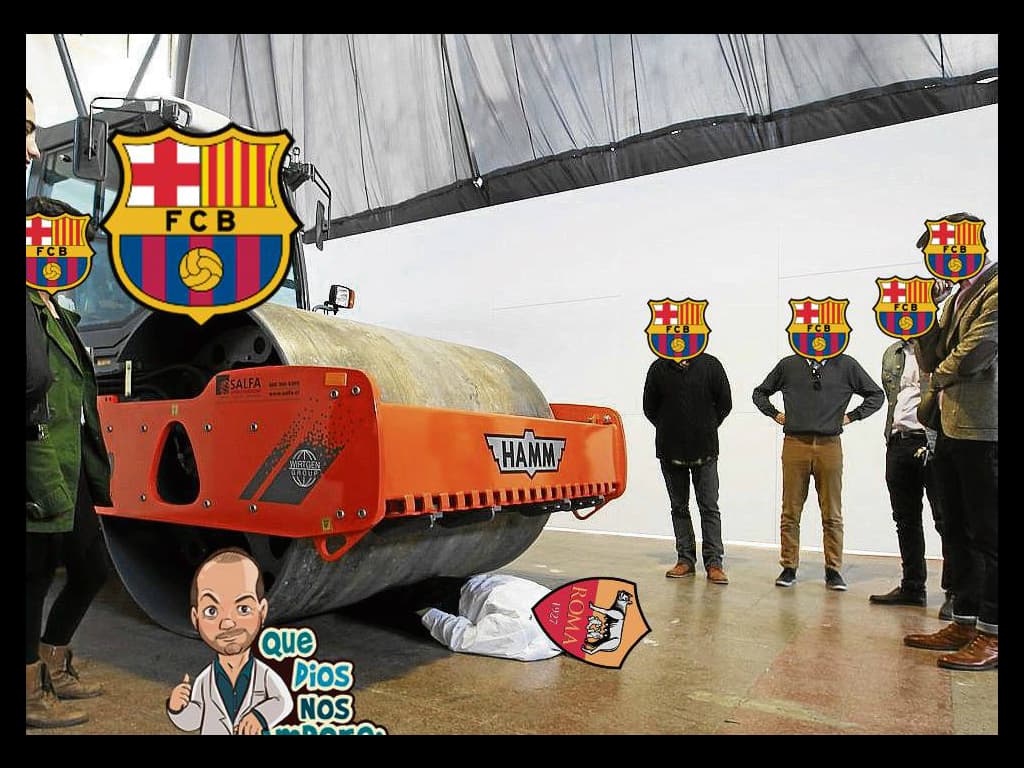 Los memes no podian faltar tras la goleada del Barcelona sobre la Roma y la participación de 'Chicharito' Hernández con el Bayer Leverkusen