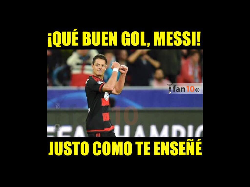 Los memes no podian faltar tras la goleada del Barcelona sobre la Roma y la participación de 'Chicharito' Hernández con el Bayer Leverkusen