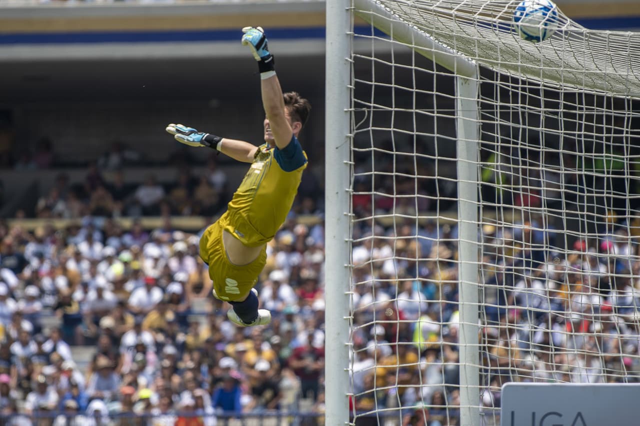 Así se apreció el golazo de Víctor Malcorra de tiro libre ante Veracruz.