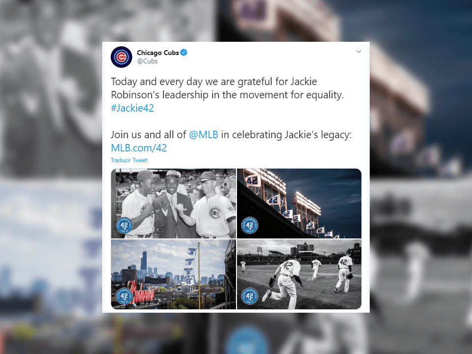 Hace 16 años se creó el día de Jackie Robinson para celebrar la diversidad dentro del terreno de juego en la MLB. Debido al covid-19, los juegos quedaron pospuestos, pero esto no impide a equipos recordarlo.