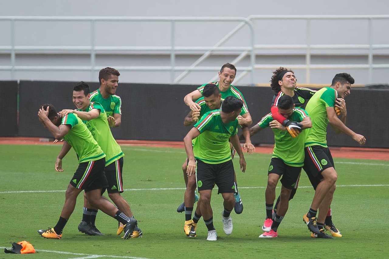 Eso no les ha impedido a los mexicanos divertirse un poco antes de su enfrentamiento contra Costa Rica.