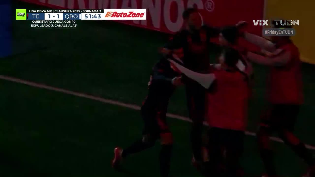 ¡Xolos le da la vuelta al partido! Gol de Reynoso para adelantar a Tijuana