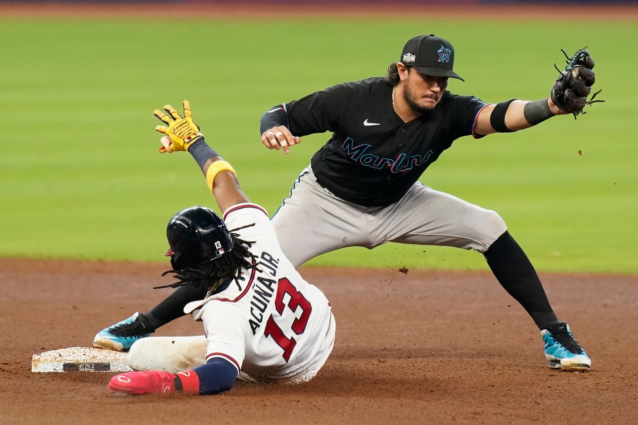 Atlanta inicia la serie frente a los Miami Marlins con victoria con un marcador de 5-9.