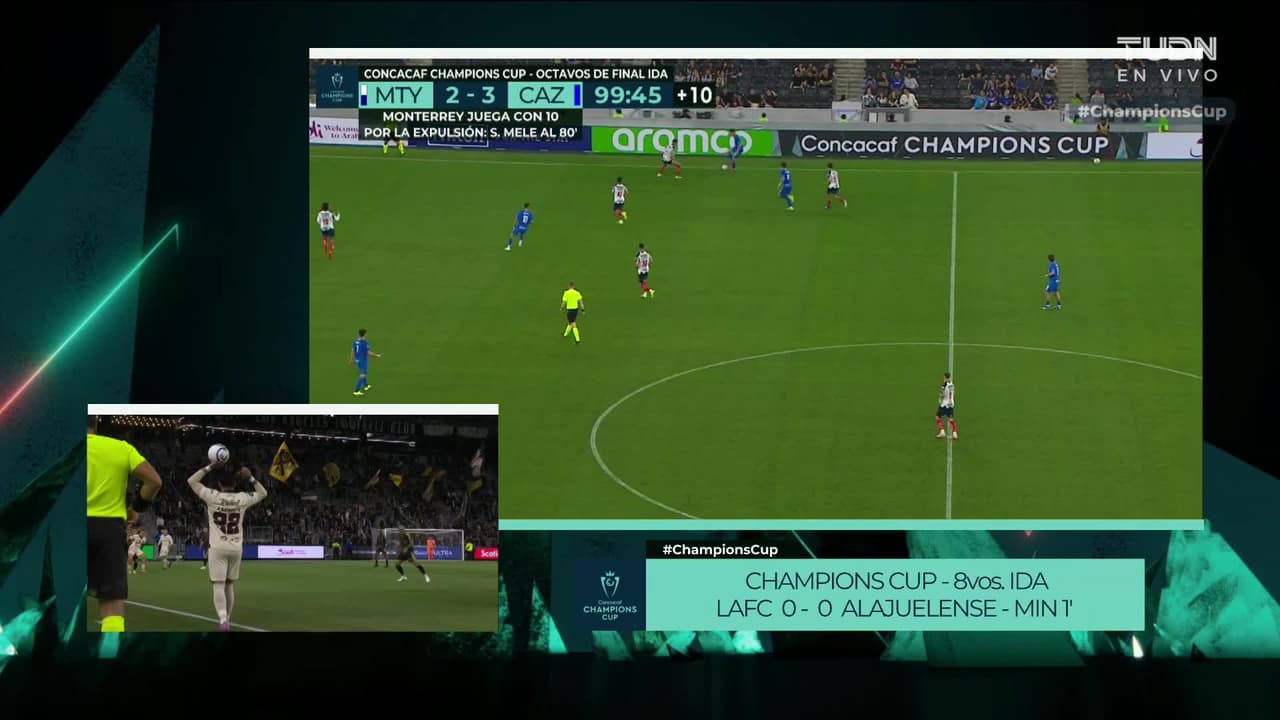 Arranca el partido y la pelota está en juego.