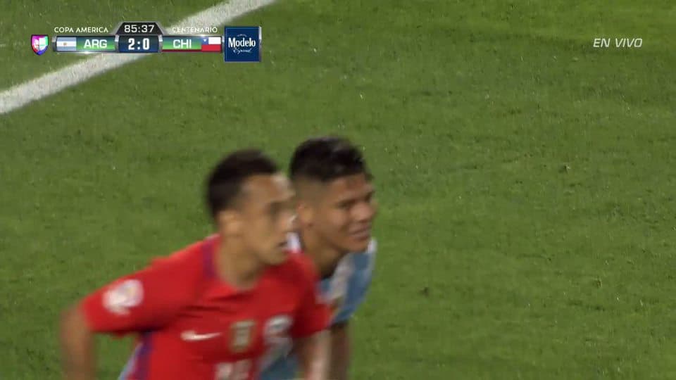 Disparo afuera de Faustino Marcos Alberto Rojo