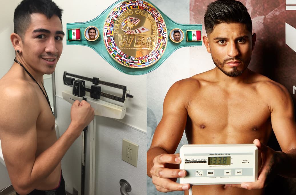 Santa Cruz y Mares cumplieron con prepesaje (Foto: WBC).