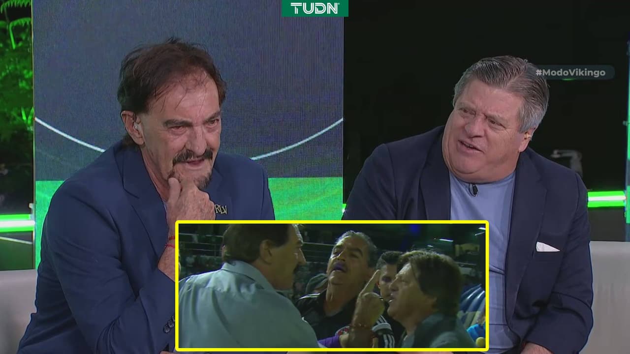 'Piojo' Herrera se reencuentra con La Volpe en su bienvenida como analista de TUDN