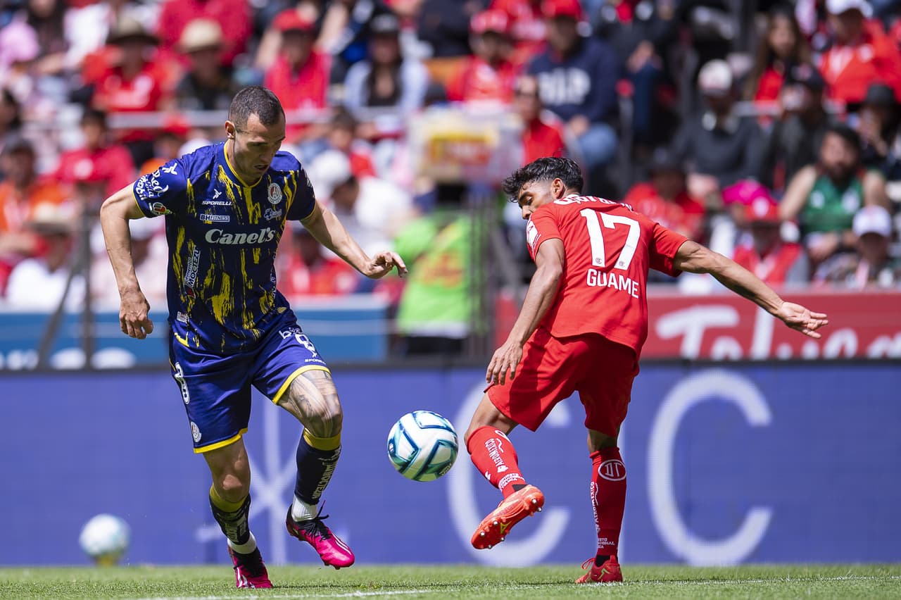 Toluca se luce en casa y consigue hilar su cuarto triunfo consecutivo tras su victoria ante Atlético de San Luis en el Estadio Nemesio Díez en la jornada 9 del torneo Clausura 2023.