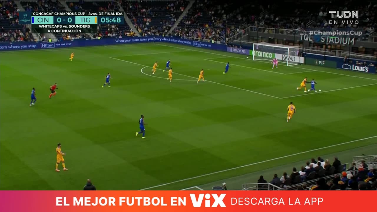 ¡Error garrafal de Nahuel! Cincinnati aprovecha y Tigres ya lo pierde