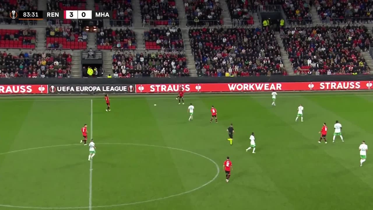 ¡TIRO ATAJADO! disparo por Mathis Lambourde.