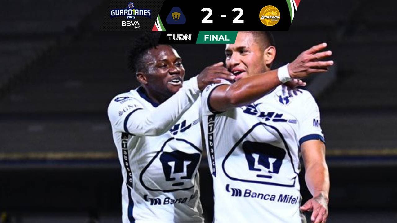 Pumas Tabasco rescata igualada ante Dorados en el último suspiro