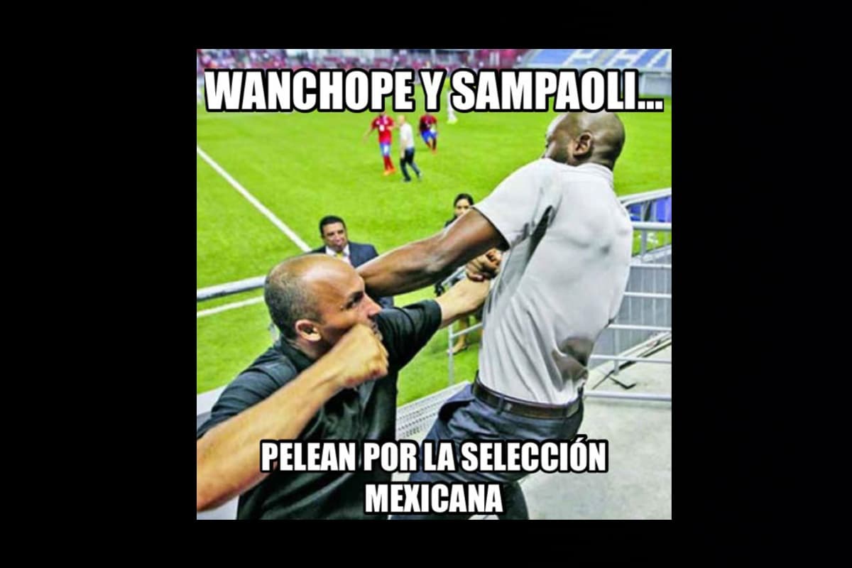 Los memes de la pelea de Wanchope