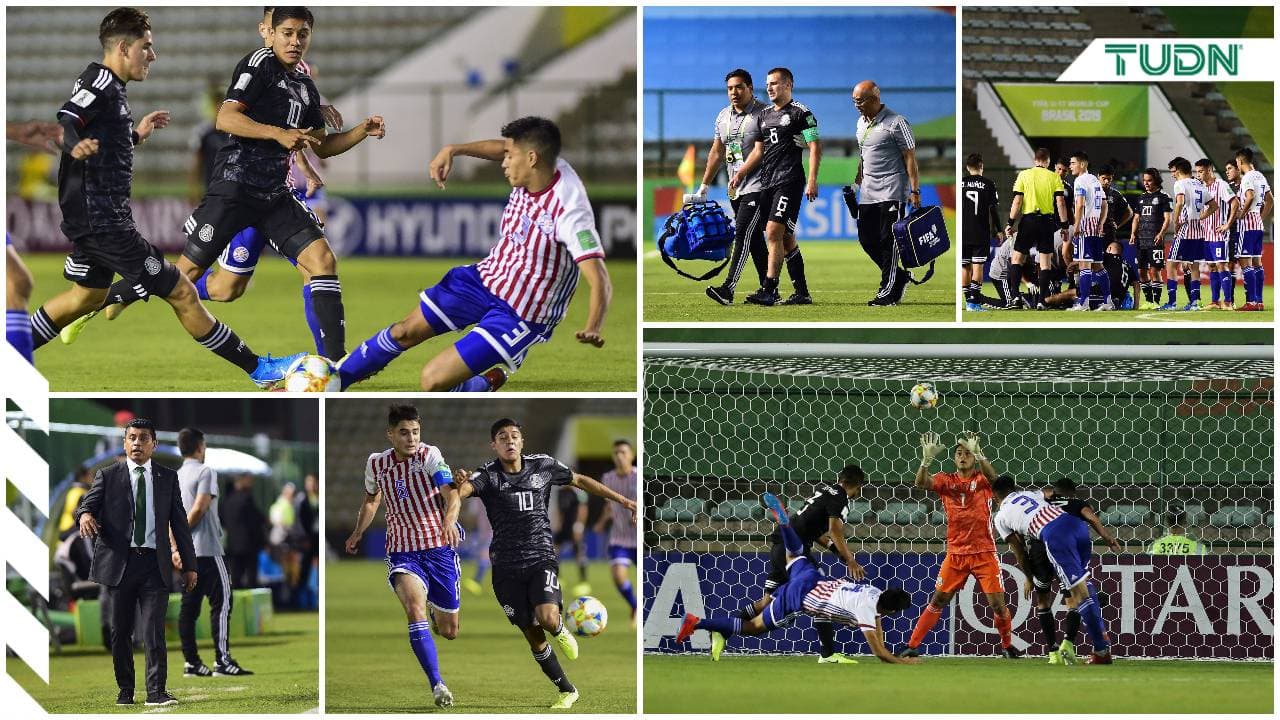 México empata sin goles con Paraguay en su debut en el Mundial Sub-17.