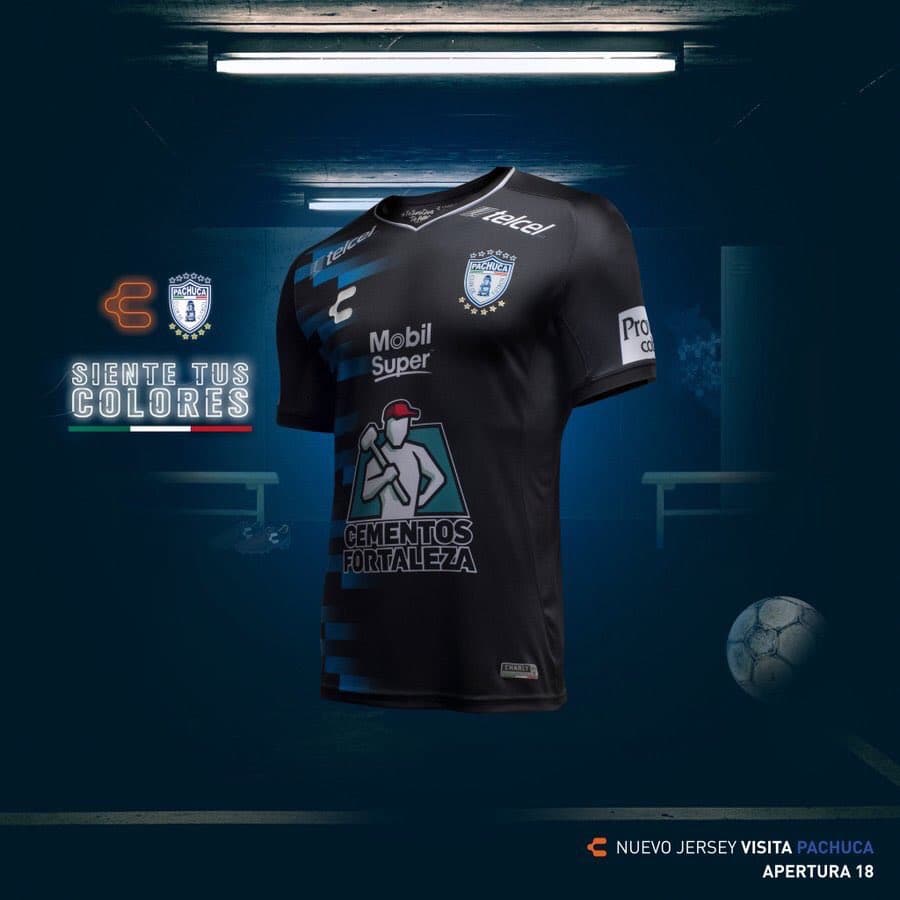 Jersey local del Club Pachuca 2018/19.