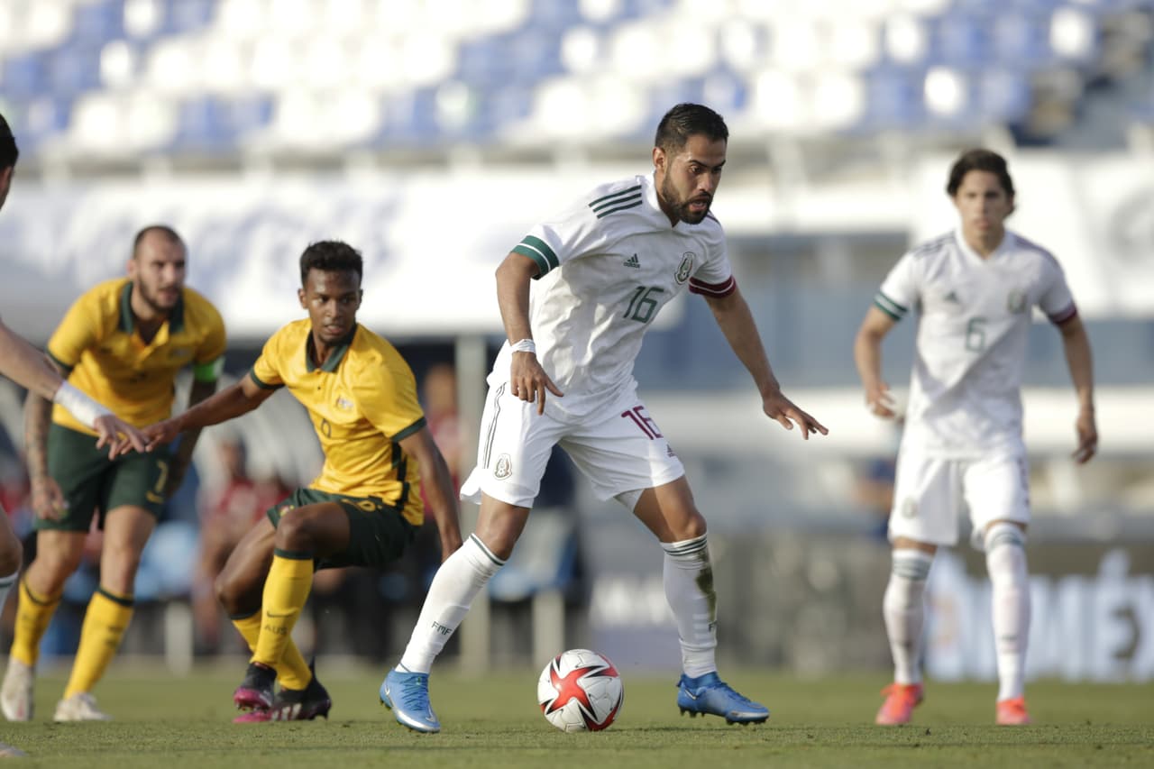 México continúa imbatible en la gra de preparación rumbo a Tokio y se imponen 3-2 a Australia con goles de Jesús Angulo, Erick Aguirre y Kevin Álvarez.